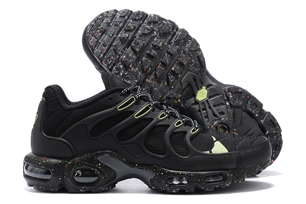 Women's Hot Sale Running Weapon Air Max TN Black Shoes 0081
